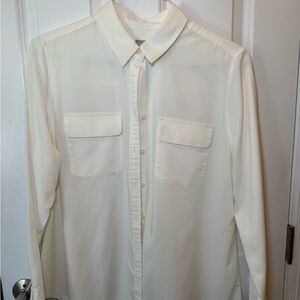 Chico's Cream Button Down Shirt
